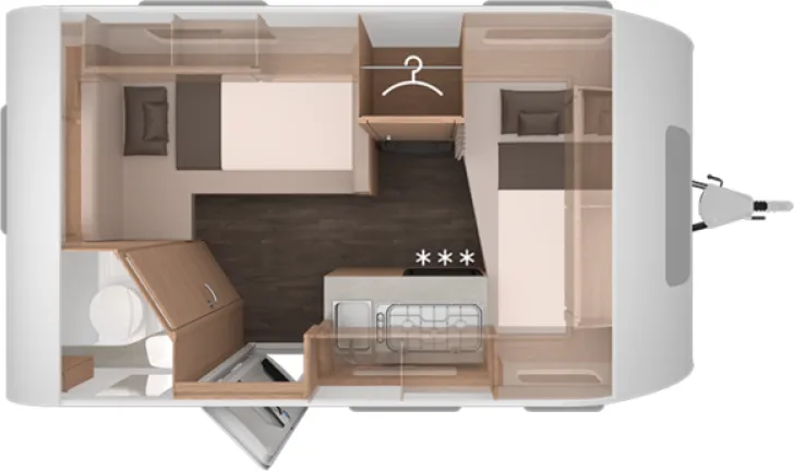 Grundriss Nacht Knaus Sport 400 QD AKTIONSPREIS