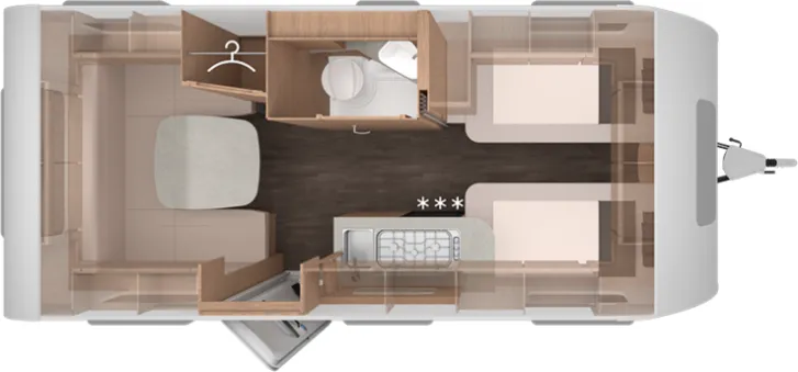 Grundriss Tag Knaus Sport 500 EU