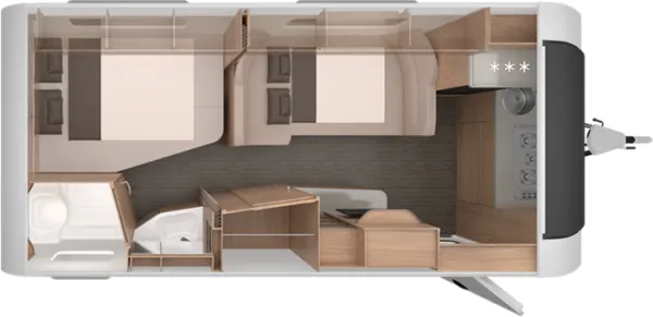 Nachtgrundriss Knaus Südwind 500 PF