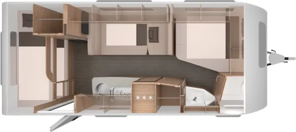 Nachtgrundriss Knaus Südwind 540 FDK