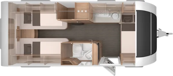 Nachtgrundriss Knaus Südwind 540 UE Black Selection