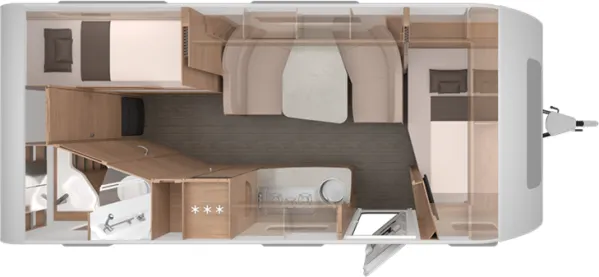 Tagesgrundriss Knaus Südwind 580 QS