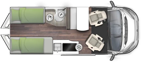 Tagesgrundriss Forster V 599 EB Vantasy