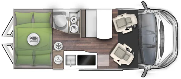 Tagesgrundriss Forster V 599 VB Flip
