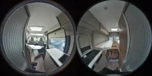 360° Innenansicht Carado pro+ CV 640 auf Okt. 26|190AH|LEDSW|Combi6EHeiz.
