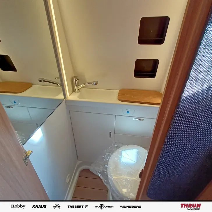 Toilette Weinsberg CaraBus 540 MQ gebraucht wie neu