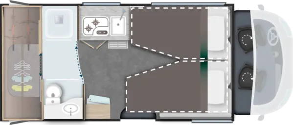 Nachtgrundriss Challenger Teilintegriert 270 Graphite Edition Nachtgrundriss Challenger Teilintegriert 270 Graphite Edition