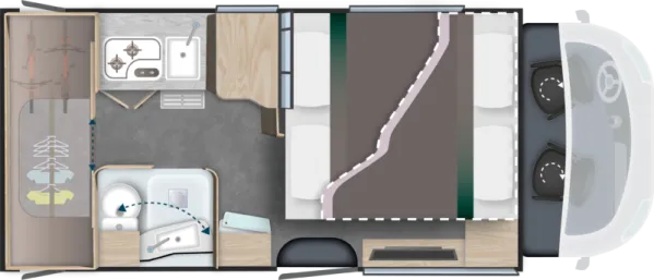 Nachtgrundriss Challenger Teilintegriert 240 Graphite Edition Nachtgrundriss Challenger Teilintegriert 240 Graphite Edition