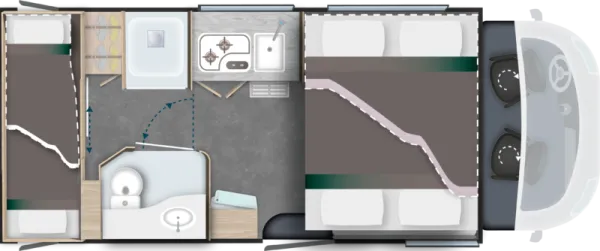 Nachtgrundriss Challenger Teilintegriert 380 Graphite Edition Nachtgrundriss Challenger Teilintegriert 380 Graphite Edition