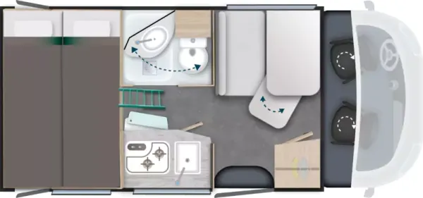 Nachtgrundriss Challenger S-Teilintegrierte S194 Sport Edition Nachtgrundriss Challenger S-Teilintegrierte S194 Sport Edition