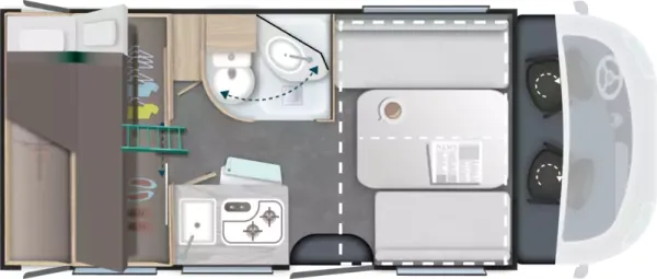 Tagesgrundriss Challenger S-Teilintegrierte S294 Sport Edition Tagesgrundriss Challenger S-Teilintegrierte S294 Sport Edition