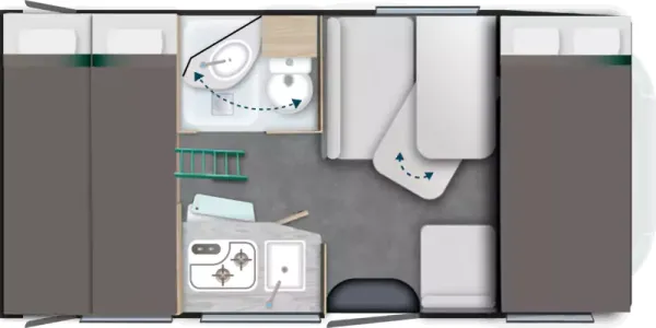 Nachtgrundriss Challenger Alkoven C194 Break Edition Nachtgrundriss Challenger Alkoven C194 Break Edition