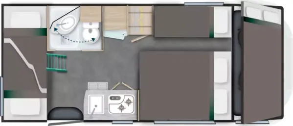 Nachtgrundriss Challenger Alkoven C256 Break Edition Nachtgrundriss Challenger Alkoven C256 Break Edition