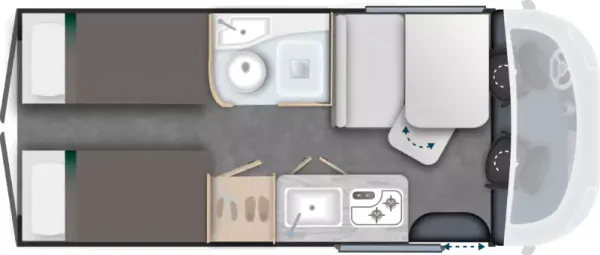 Tagesgrundriss Challenger Van V217 Sport Edition Tagesgrundriss Challenger Van V217 Sport Edition