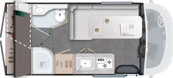 Tagesgrundriss Challenger Van F&S Sport Edition Tagesgrundriss Challenger Van F&S Sport Edition