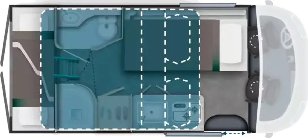 Nachtgrundriss Challenger Van F&S Sport Edition Nachtgrundriss Challenger Van F&S Sport Edition