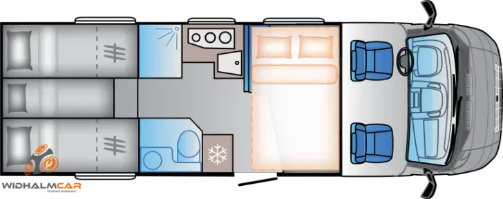 Grundriss Nacht Sun Living S 75 SL LITE - ab Euro 77.960,-