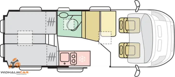 Grundriss Tag Adria Twin Twin 600 SLB - ab Euro 76.940,-