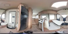 360° Innenansicht Carado I 338 Pro+ Bettenumbau EB zu DB