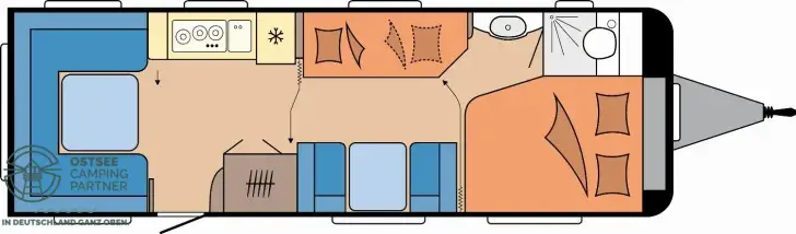 Grundriss Tag Hobby Prestige 720 UKFe 2025