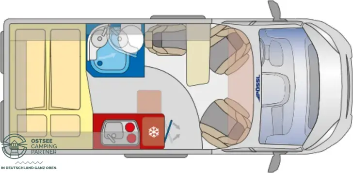 Grundriss Tag Pössl Summit Shine 540 Fiat 140 PS LAST-EDITION-25 SALE!