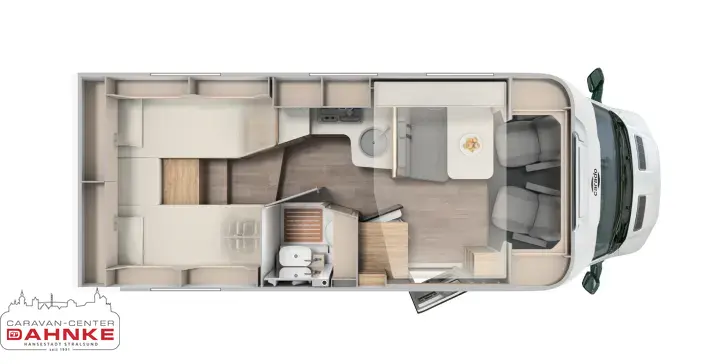 Grundriss Tag Carado T 338 EDITION26 ACC*LTE*Xenon*Solar