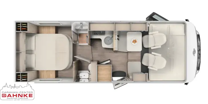 Grundriss Tag Carado I 449 180 PS, 4,4t, Automatik