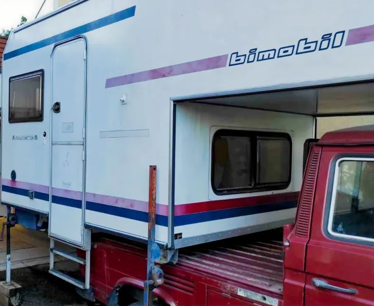 Grundriss Nacht Bimobil Pickup - Aufbau husky 230 GR 1