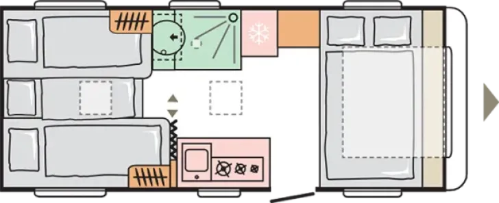 Grundriss Nacht Adria Adora 542 UL
