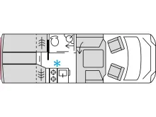 Grundriss Tag Bürstner Signature SFT 7.1