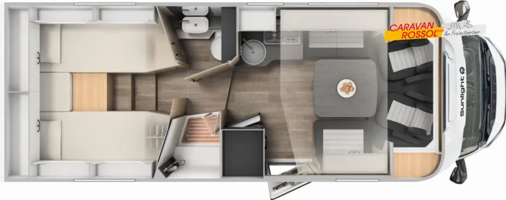 Grundriss Tag Sunlight Adventure T 68C Winteraktion