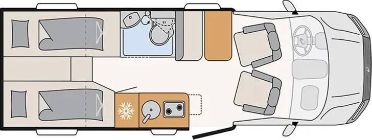Grundriss Tag Dethleffs Globebus Performance 4x4 T 46