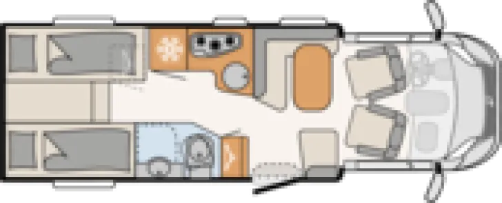 Grundriss Tag Dethleffs Magic Edition T 2 EB