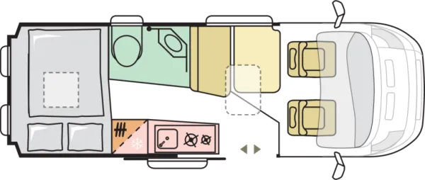 Nachtgrundriss Adria Twin Edition 600 SPB