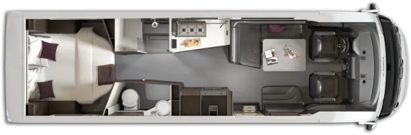 Tagesgrundriss Adria Supersonic 890 LC