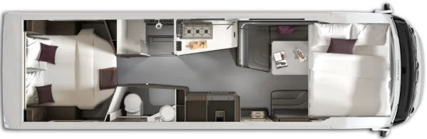 Nachtgrundriss Adria Supersonic 890 LC