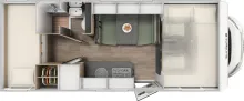 Grundriss Tag Sunlight A 68 *Markise*SAT*TV*NAVI*RFK*FH*