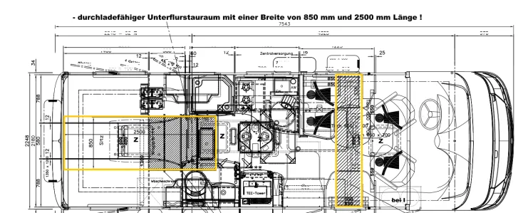 Grundriss Tag Frankia F-Line I 740 GD