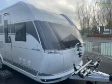 360° Innenansicht Hobby Excellent 540 WFU 1800kg / TV-Halter / Fahrradträger / ETS