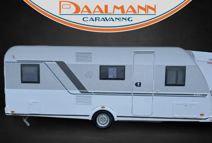 Seitlich Knaus Sport 580 QS UVP 36.648 ATC, Fahrradtr.