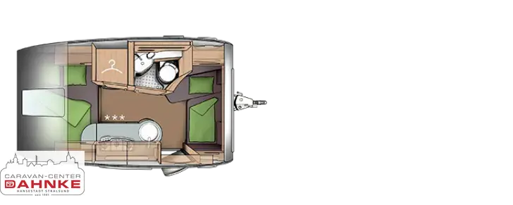 Grundriss Tag T@B BASIC 400 Autark, 1500 KG