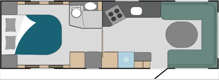 Grundriss Tag Polar 730 QA Customized LEDER KLIMA SOUND++
