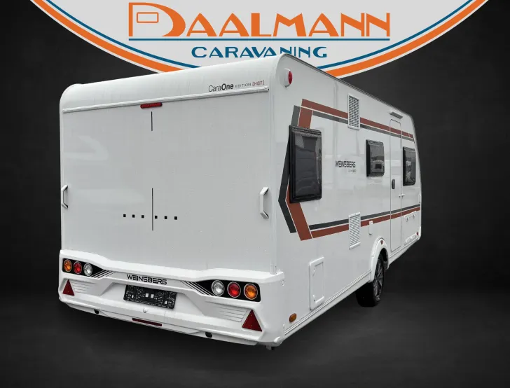 Schräg Hinten Weinsberg CaraOne 550 QDK EDITION [HOT] Multifunk. 3er Etagenbett