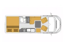 Grundriss Tag Mooveo VAN 63DBL SAT & Dieselheizung