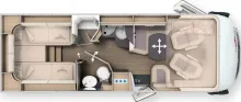 Grundriss Tag Carthago C2-tourer I 145 RB LE comfort UVP: 162.015,- EUR
