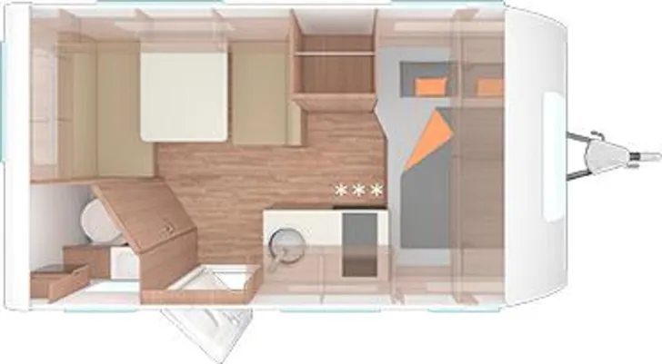 Grundriss Tag Weinsberg CaraCito 390 QD Beschenkt Euch selbst!