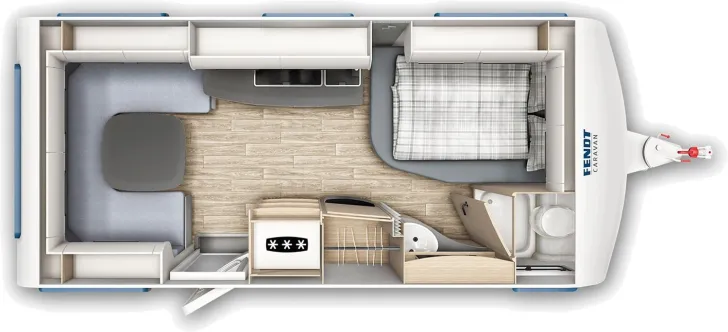 Grundriss Tag Fendt Apero # Connect 495 Dachklimaanlage, ATC, Duo CS