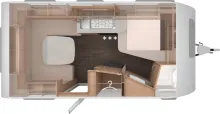 Grundriss Tag Knaus Sport 450 FU AUSSTELLUNGSFAHRZEUG!