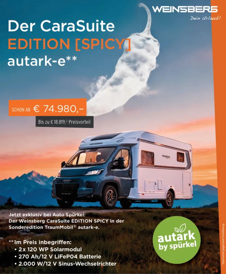 Fahrzeugbild Weinsberg CaraSuite 650 MEG EDITION [SPICY] #3