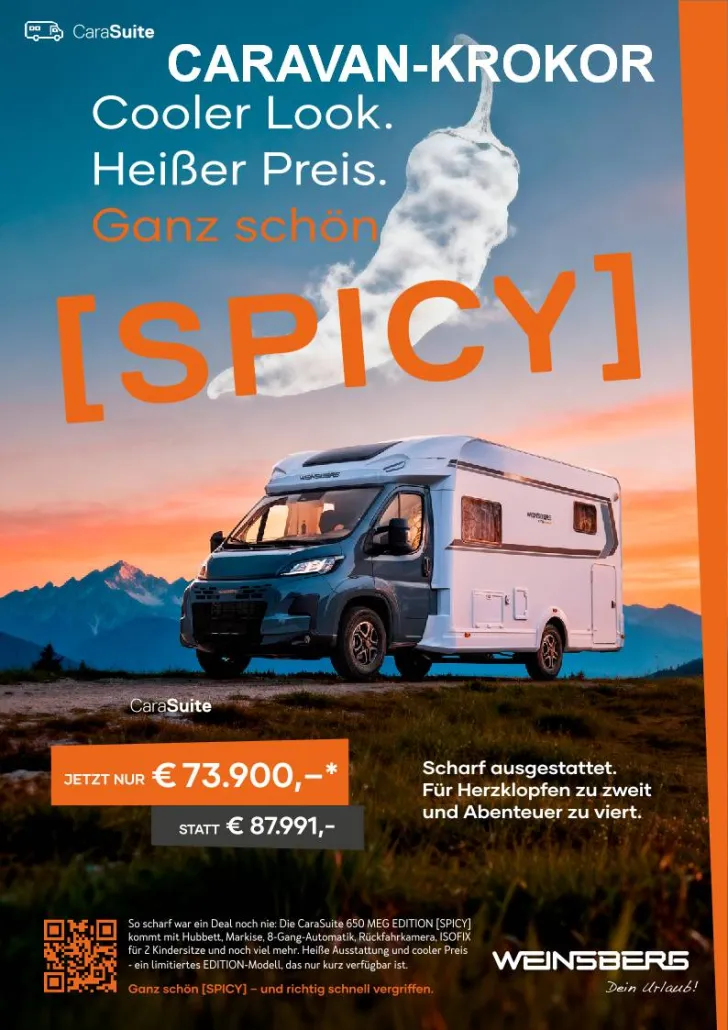 Fahrzeugbild Weinsberg CaraSuite 650 MEG EDITION SPICY #9